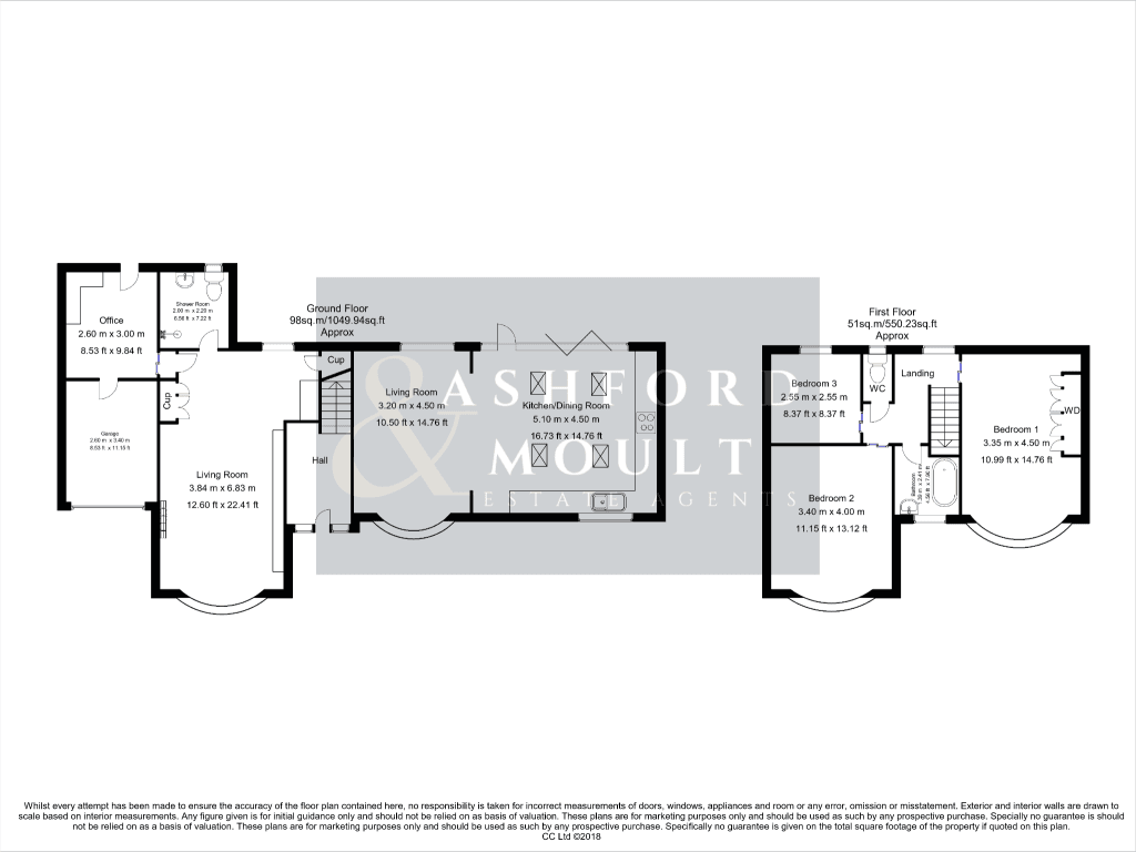 Example Ashford & Moult floorplan
